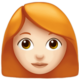 Woman: Light Skin Tone, Red Hair, the design in this release