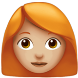 Woman: Medium-Light Skin Tone, Red Hair, the design in this release