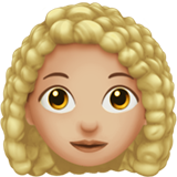 Woman: Medium-Light Skin Tone, Curly Hair, the design in this release