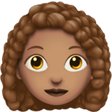 Woman: Medium Skin Tone, Curly Hair, the design in this release