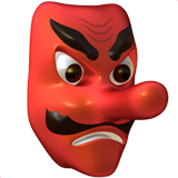 코주부 도깨비 가면 as drawn by Apple in iOS 12.1