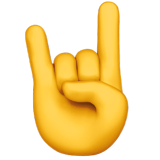 sign of the horns — Apple