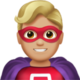 Man Superhero: Medium-Light Skin Tone, the design in this release