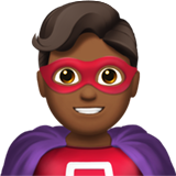 Man Superhero: Medium-Dark Skin Tone, the design in this release