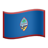 Flag: Guam as drawn by Apple in iOS 12.2