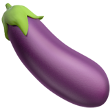 Eggplant as drawn by Apple in iOS 12.2