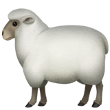 Ovelha as drawn by Apple in iOS 12.2