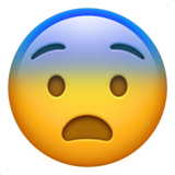 fearful face — Apple