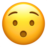 hushed face — Apple