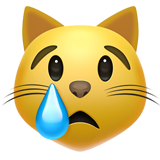 Gatto Che Piange as drawn by Apple in iOS 12.2