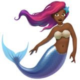 Mermaid: Medium-Dark Skin Tone, the previous design