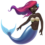 Mermaid: Dark Skin Tone, the previous design