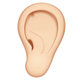 Ear: Light Skin Tone, the previous design