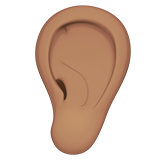 Ear: Medium Skin Tone, the previous design