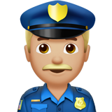 Police Officer: Medium-Light Skin Tone, the previous design