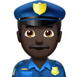 Police Officer: Dark Skin Tone, the previous design
