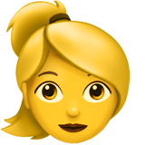 Woman: Blond Hair, the previous design