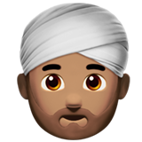 Person Wearing Turban: Medium Skin Tone, the previous design