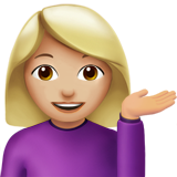 Person Tipping Hand: Medium-Light Skin Tone, the previous design