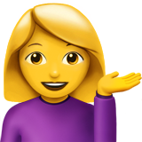Person Tipping Hand, the previous design