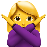 Person Gesturing NO, the previous design