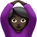 Person Gesturing OK: Dark Skin Tone, the previous design