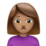 Person Frowning: Medium Skin Tone, the previous design