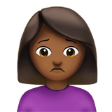 Person Frowning: Medium-Dark Skin Tone, the previous design
