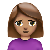 Person Pouting: Medium Skin Tone, the previous design