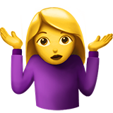 Person Shrugging, the previous design