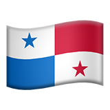 Bandiera: Panama as drawn by Apple in iOS 13.2