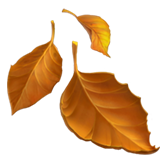 Foglia Caduta as drawn by Apple in iOS 13.2