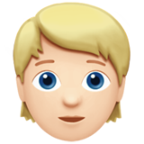 Person: Light Skin Tone, Blond Hair, the design in this release