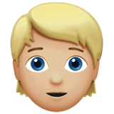 Person: Medium-Light Skin Tone, Blond Hair, the design in this release