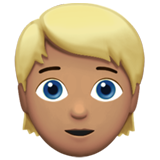 Person: Medium Skin Tone, Blond Hair, the design in this release