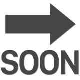 SOON Arrow as drawn by Apple in iOS 13.2