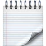 Spiral Notepad as drawn by Apple in iOS 13.2