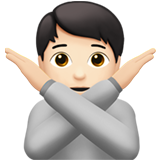 Person Gesturing NO: Light Skin Tone, the design in this release