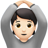 Person Gesturing OK: Light Skin Tone, the design in this release