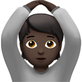Person Gesturing OK: Dark Skin Tone, the design in this release