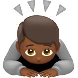 Person Bowing: Medium-Dark Skin Tone, the design in this release