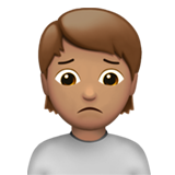 Person Frowning: Medium Skin Tone, the design in this release