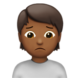 Person Frowning: Medium-Dark Skin Tone, the design in this release