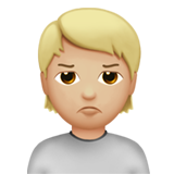 Person Pouting: Medium-Light Skin Tone, the design in this release