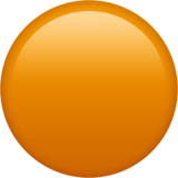 Orange Circle as drawn by Apple in iOS 13.2
