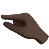 Pinching Hand: Dark Skin Tone, the design in this release