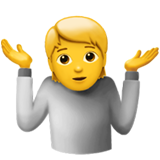 Person Shrugging, the design in this release