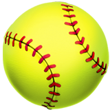 Softball as drawn by Apple in iOS 13.2