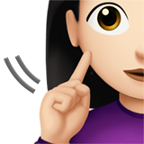 Deaf Woman: Light Skin Tone, the design in this release