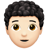 Person: Light Skin Tone, Curly Hair, the design in this release